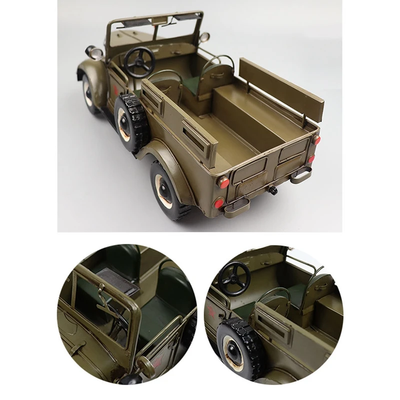 World War II Gaz 69 Vehicle Model Simulation Transport Vehicle Home Cllections Window Display Perfect Gift For Boyfriend