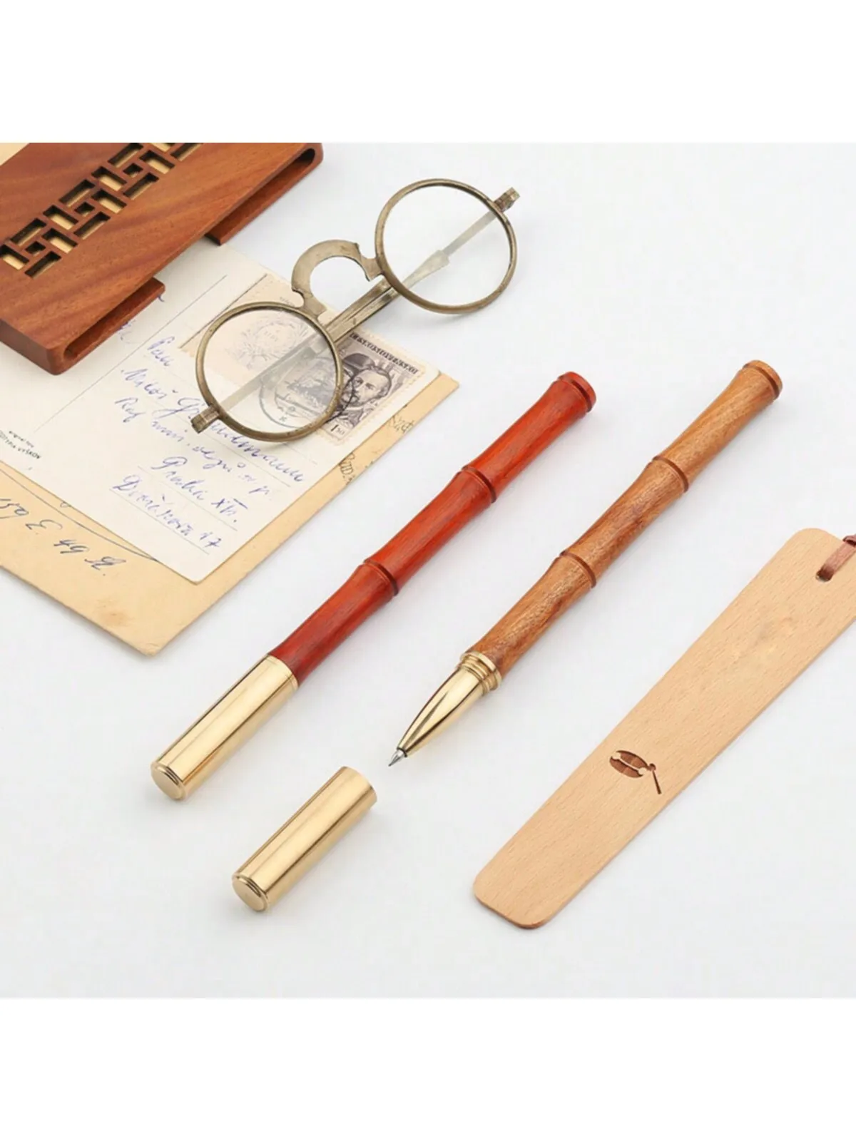 Solid Wood Gel Pen | Business Office Gift | Custom Laser Engraving