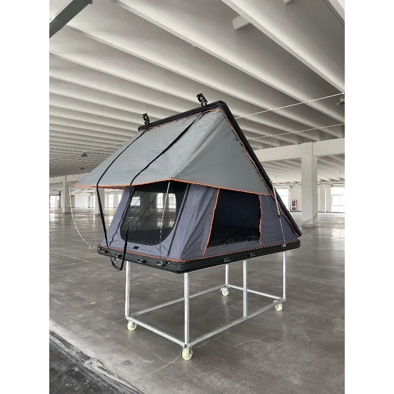 Durable hard-shell car roof tent, with ladder, waterproof, can be built in all seasons, fast construction, outdoor camping
