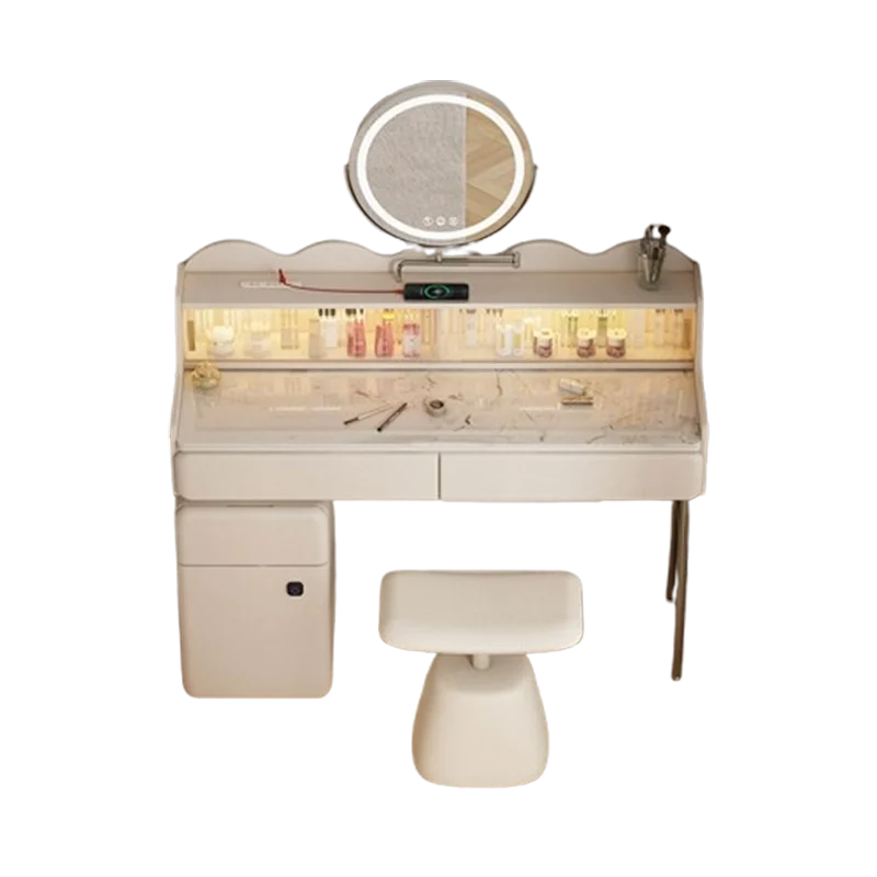 Girls Minimal Vanity Tables Drawer Minimalist White Unique Vanity Tables Small Kawaii Nordic Penteadeira Bedroom Furniture