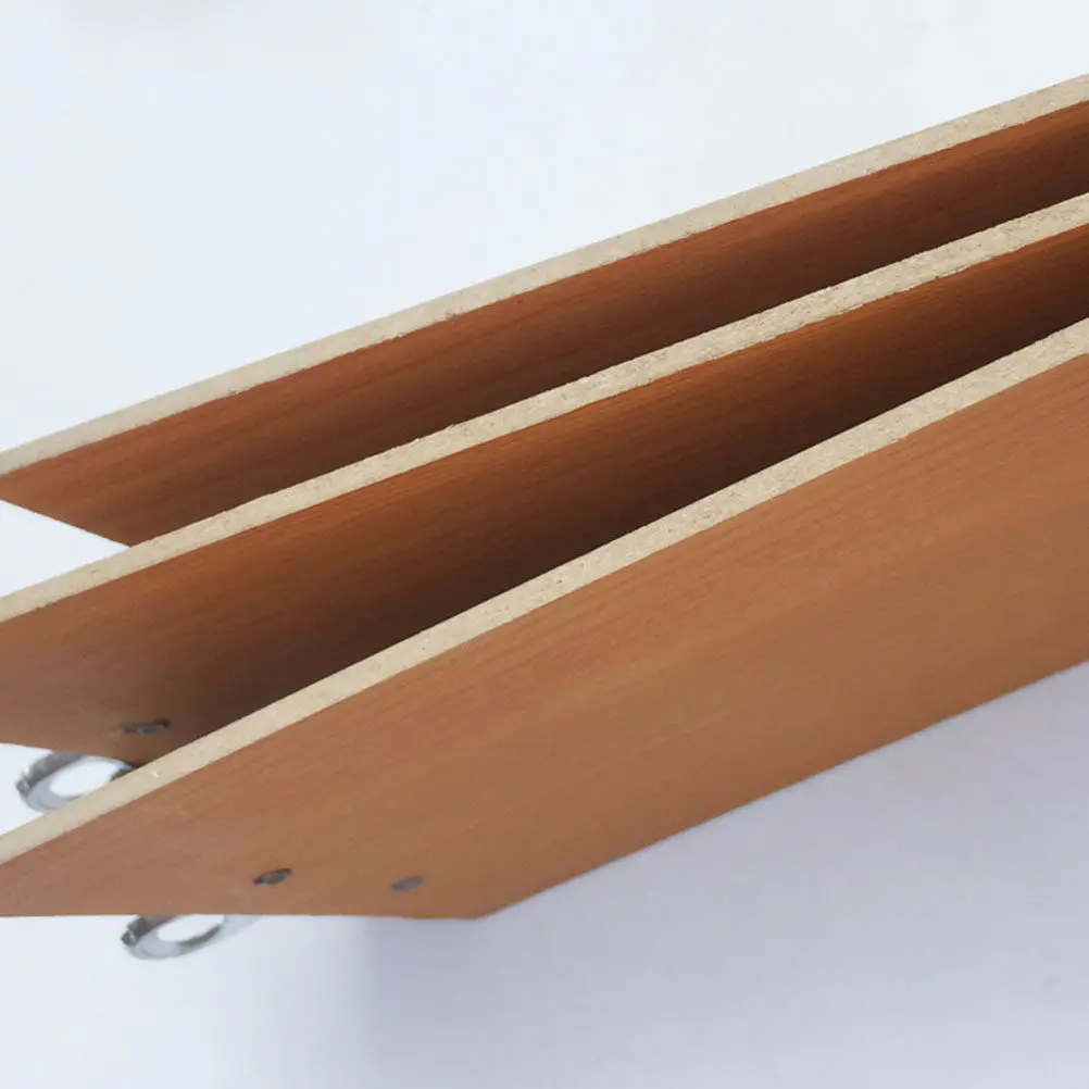 

6Pcs A4 Letter Size Clipboard Hardboard Wooden Clipboards Strong Clamp Office Use Document Board Clipboard Clip