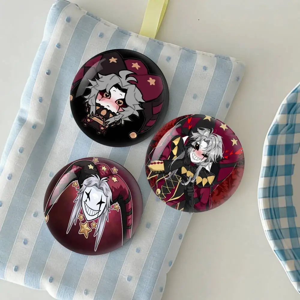 T-The Freak Circus Pierrot  Badge Creative Pins Brooch for Bag Clothes Hat Decor Gifts Fans Collect