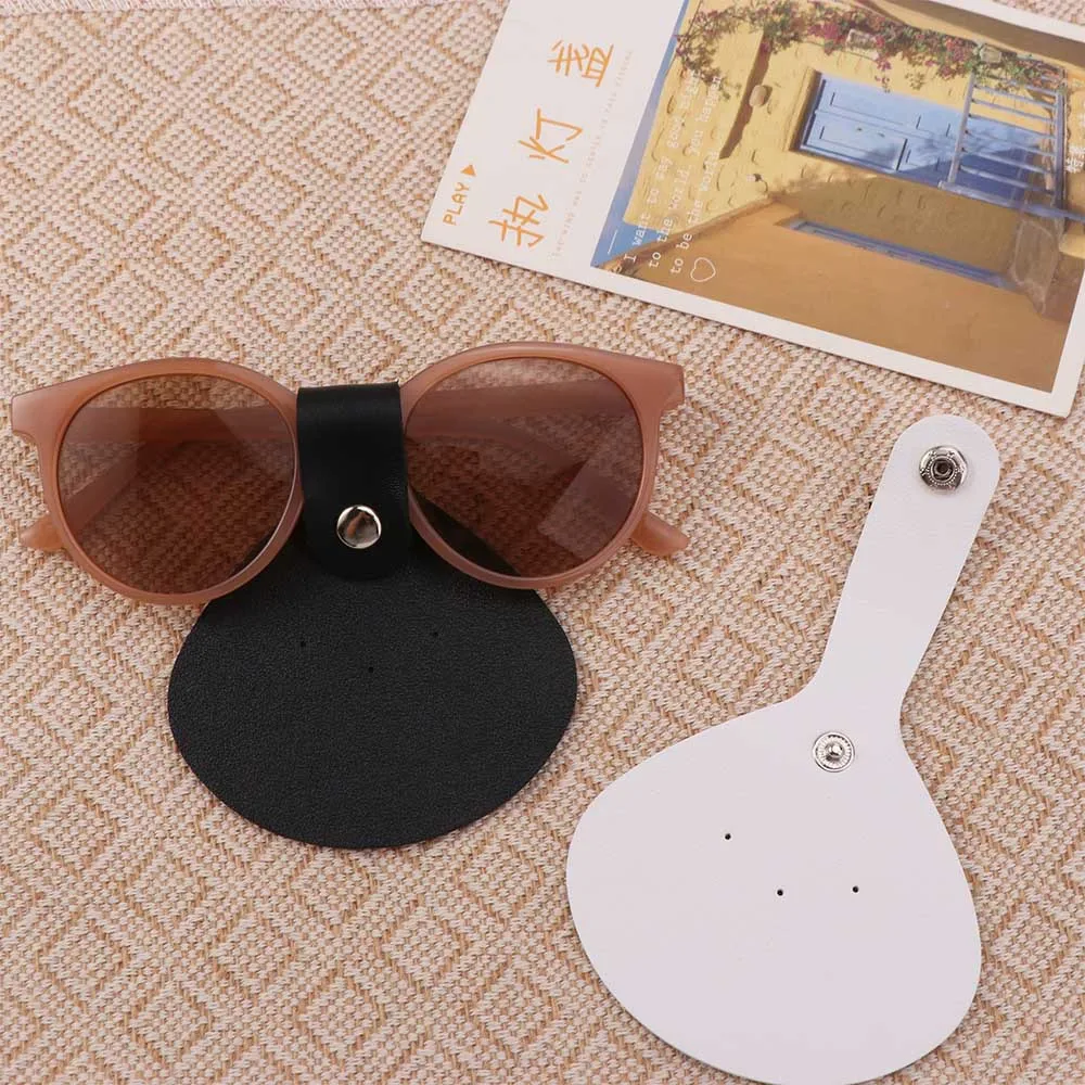 Creative Nose Protector for Sunglasses Soothing Anti Sun Sun Protection Nose Guard Portable PU Leather UV Cut Nose Patch Summer