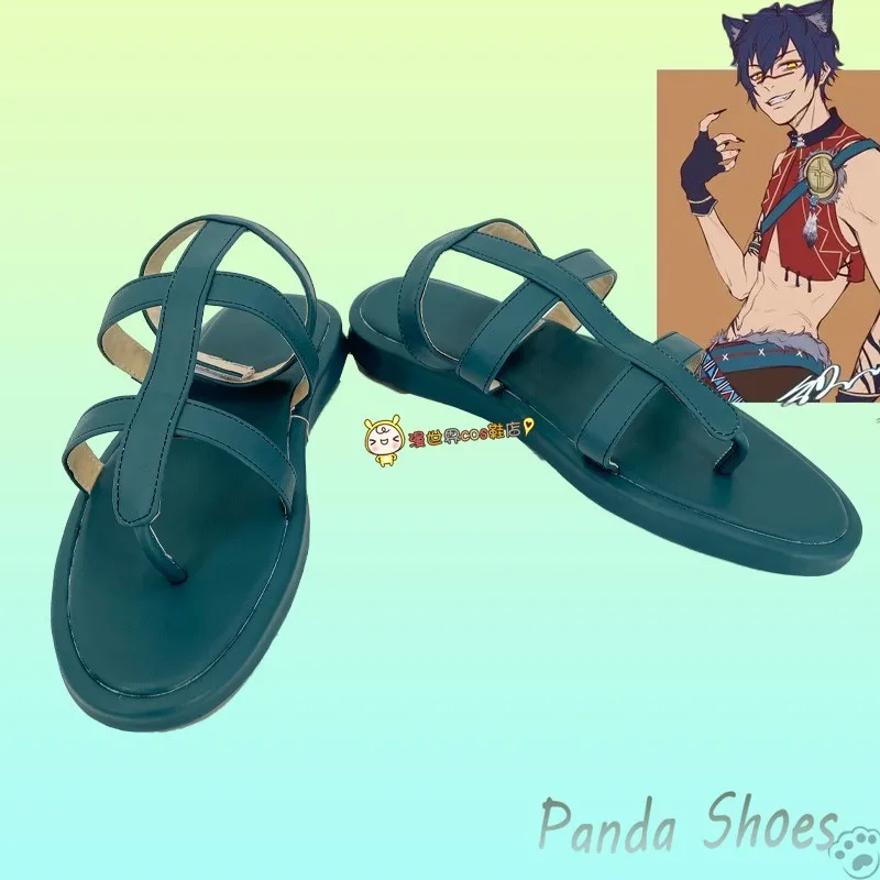 

Ensemble Stars Sazanami Jun Cosplay Shoes Anime Game ES Eden Cosplay Boots Cosplay Costume Prop Shoes for Halloween Party