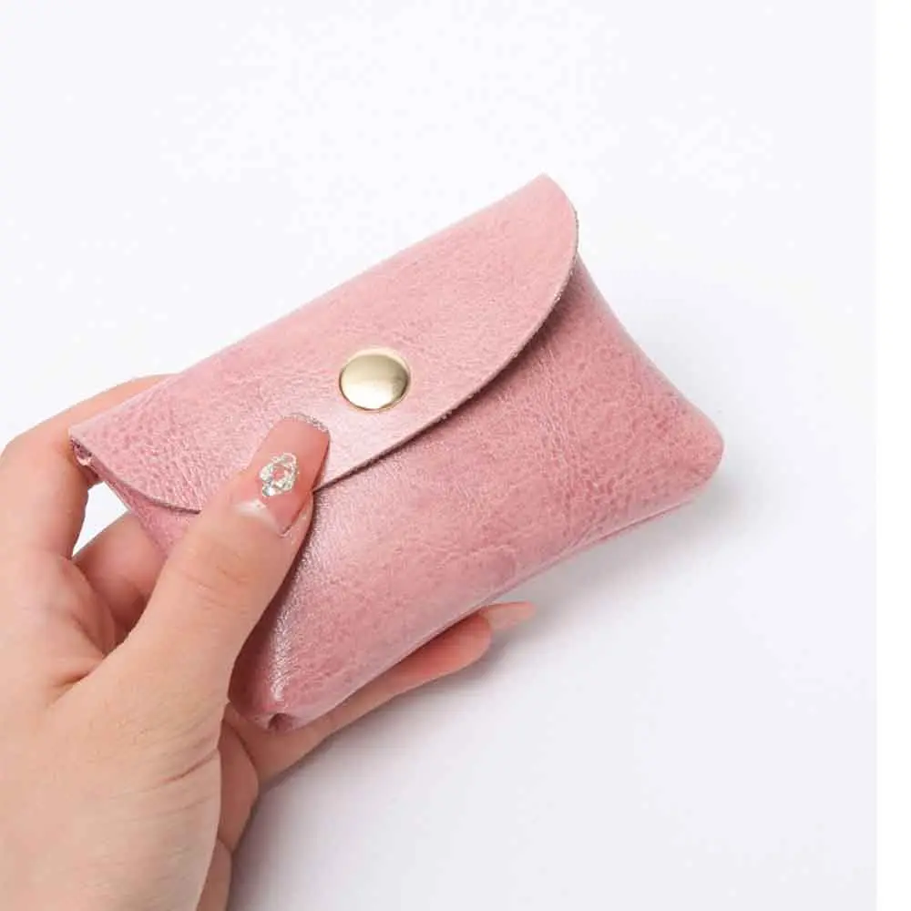 

Women PU Coin Purse Hasp Cute Credit Card Holder Small Wallet Female Purses Earphone Lipstick Storage Pouch Mini Bag