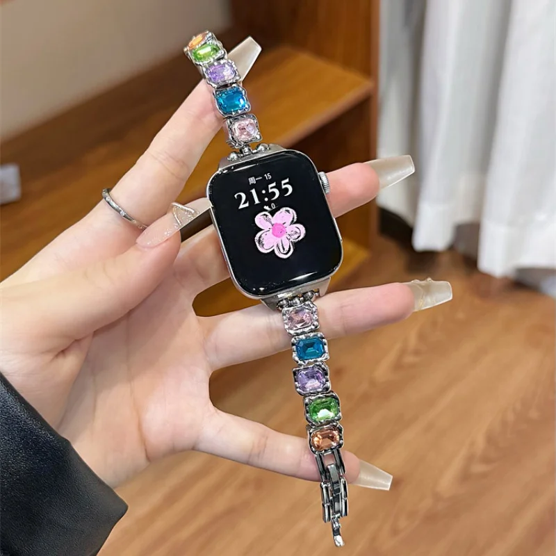 

Fangtang Gemstone Set is suitable for fashionable watch straps of 22mm/20mm/18mm for Huawei GT5/GT5 Pro/GT4/GT2/3/4