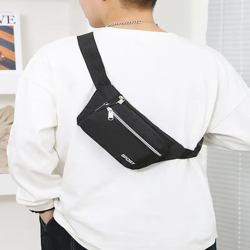 Wasserdichte Sport-Hüfttasche für Reisen, Wandern, Laufen, freihändige Arbeit, Baustellenarbeit, Sport, Handy, Hüfttasche – Detail 4