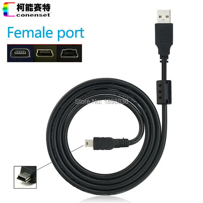 Mini USB Cable USB IFC-300PCU Cable for Canon EOS 650D 700D 750D 5D Mark II III 5D2 5D3 60Da 6D 7D 77D M M3 M10 Camera