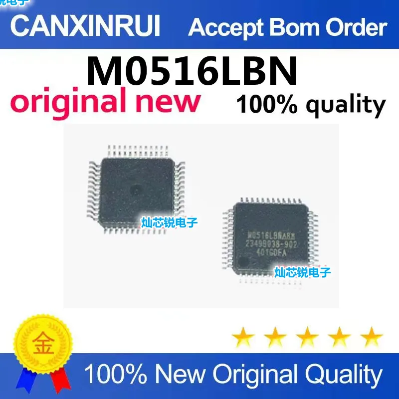 Nuevo chip microcontrolador original M0516LBN M0516 LQFP48 NUVOTON Xintang en