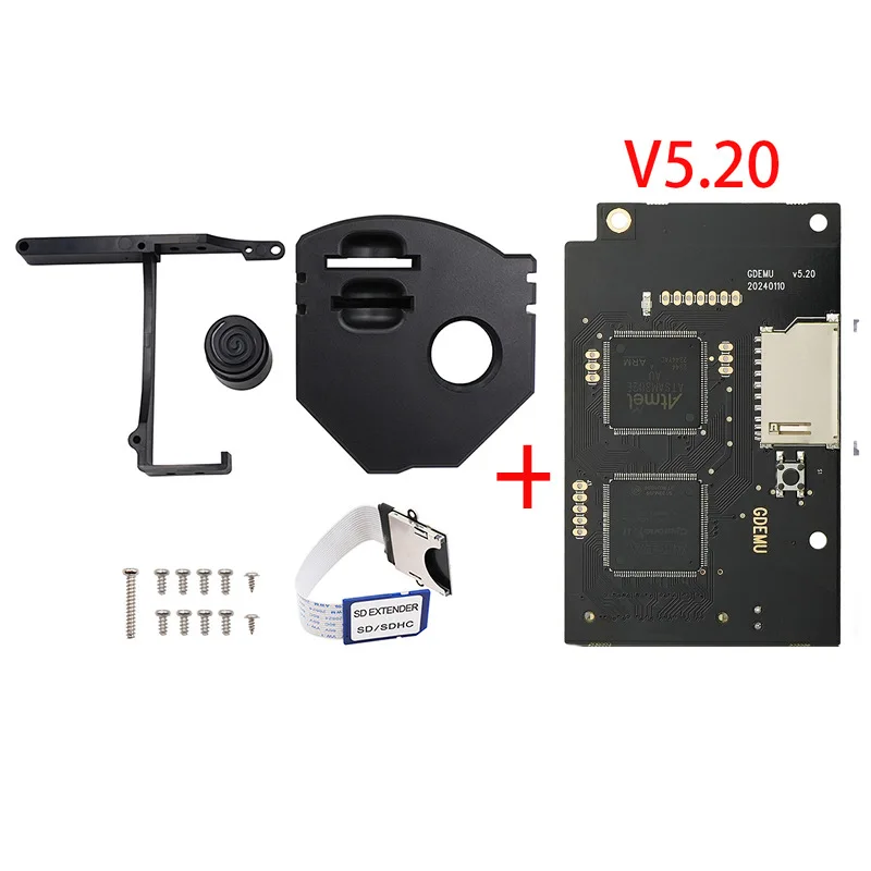 

Sega DreamCast DC GDEMU V5.20.5 Blackgold Плата Комплект для установки SD-карты Адаптер расширения