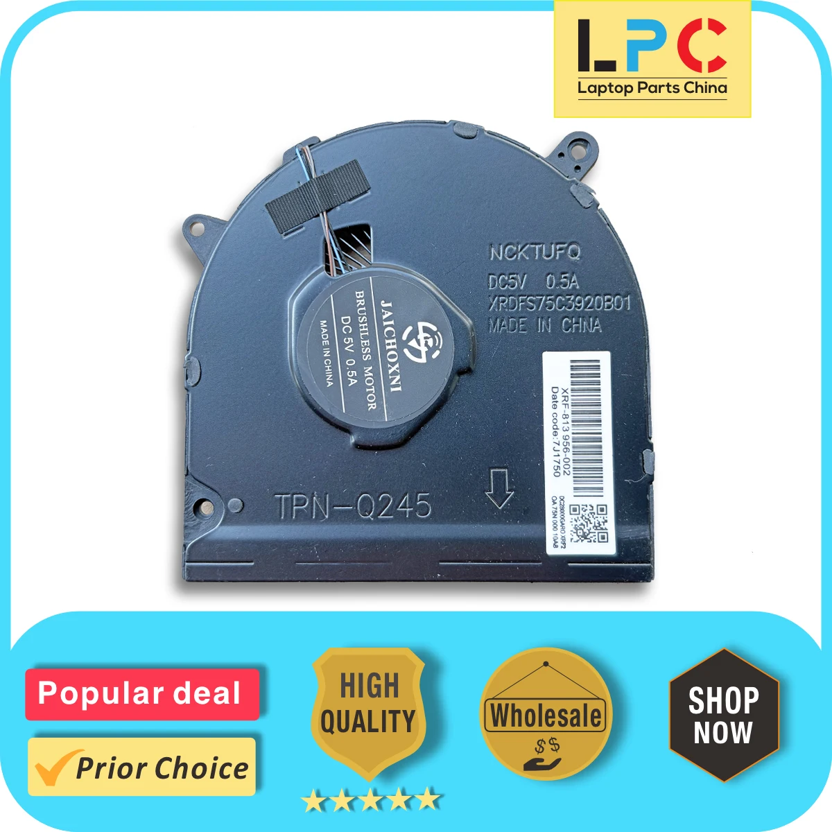 For HP Pavilion 15-EG 15-eg0021nr 15-EG0073CL 15-EG0050WM CPU Cooling Fan  Laptop Cooler DC 5V 0.5A XRDFS75C3920B01