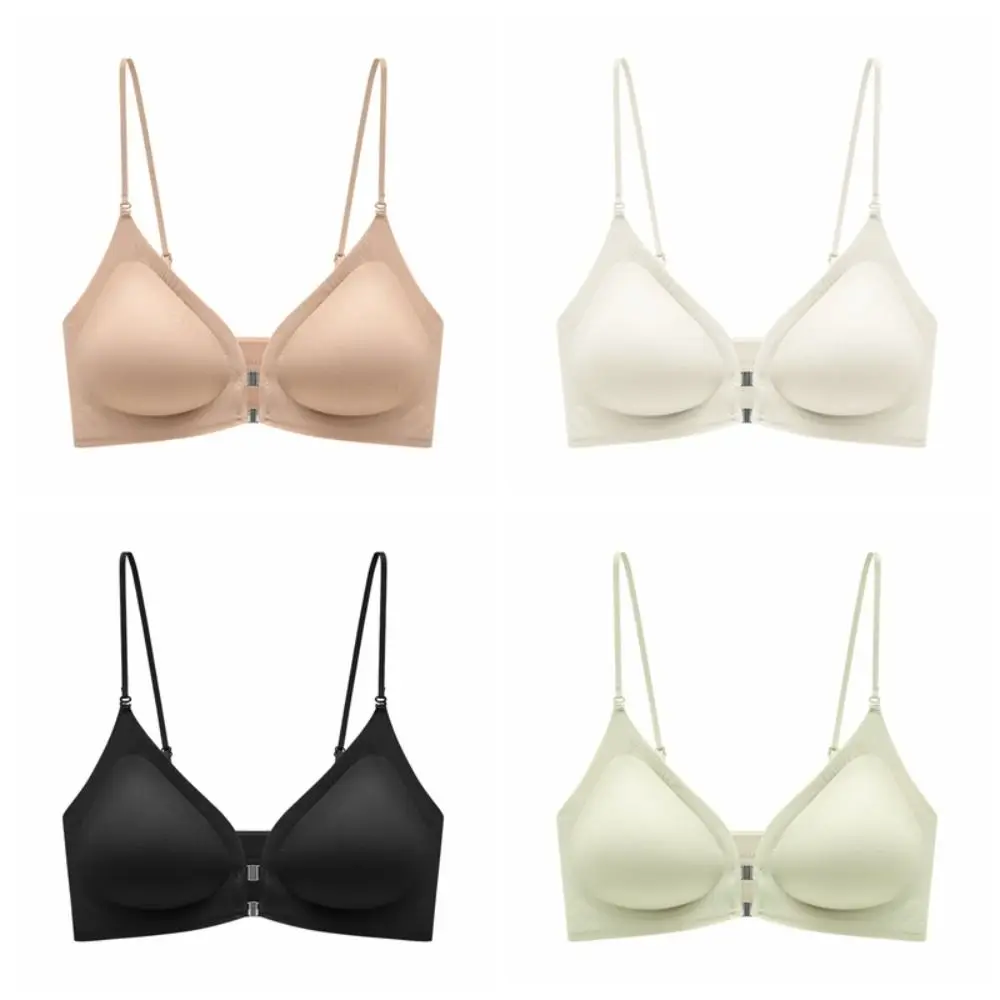 حمالة صدر لاسلكية بإبزيم أمامي عميق على شكل حرف V مضادة للترهل ومضادة للصدمات حمالة صدر مجمعة ملابس داخلية بدون خياطة هدايا حمالات صدر #6