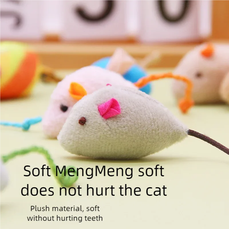 Catnip Mice Cat Toy Blue Gray  - đánh giá và giá Catnip Interactive Plush Mouse