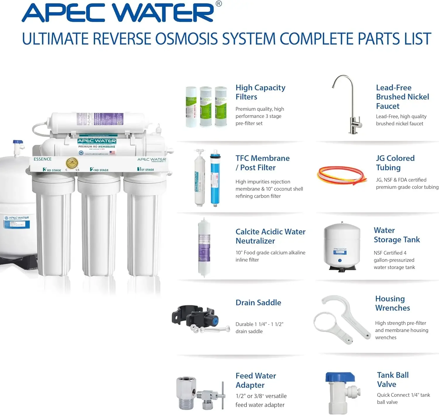 ウォーターシステム ROE エッセンスシリーズ トップティア アルカリミネラル 6段階認証 超安全 逆浸透膜