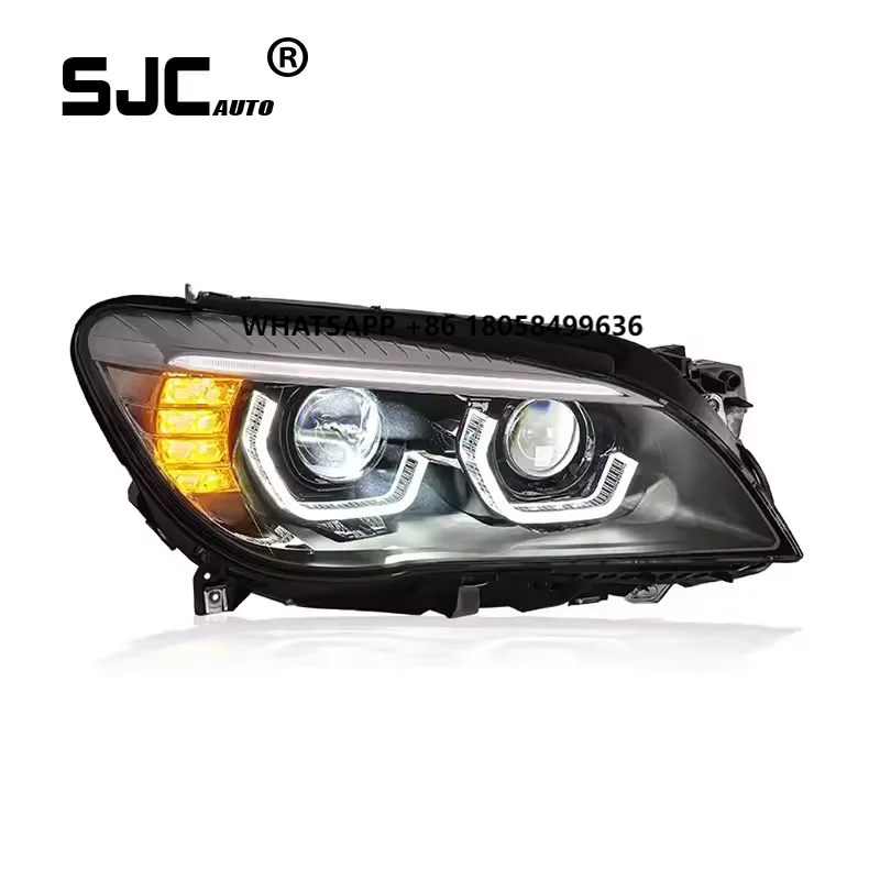 

SJC Auto for 7-Series F01 F02 09-15 Headlights Modified LED Lens Headlight Car Accessories for