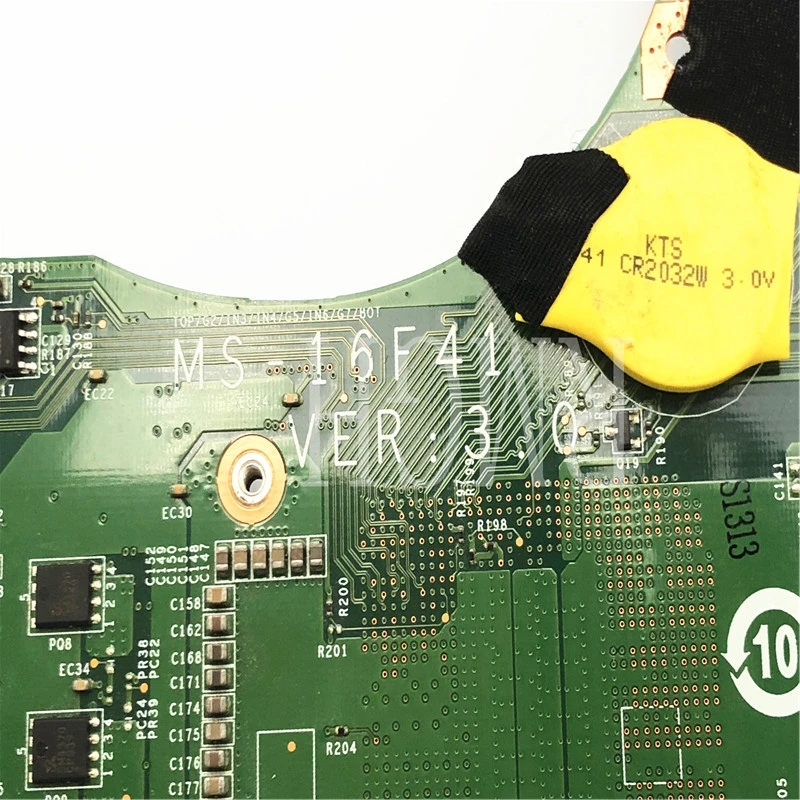 MS-16F4 Original genuine  For MSI GT60 947 Laptop Motherboard MS-16F41 VER: 3.0 DDR3 spot test 100% good