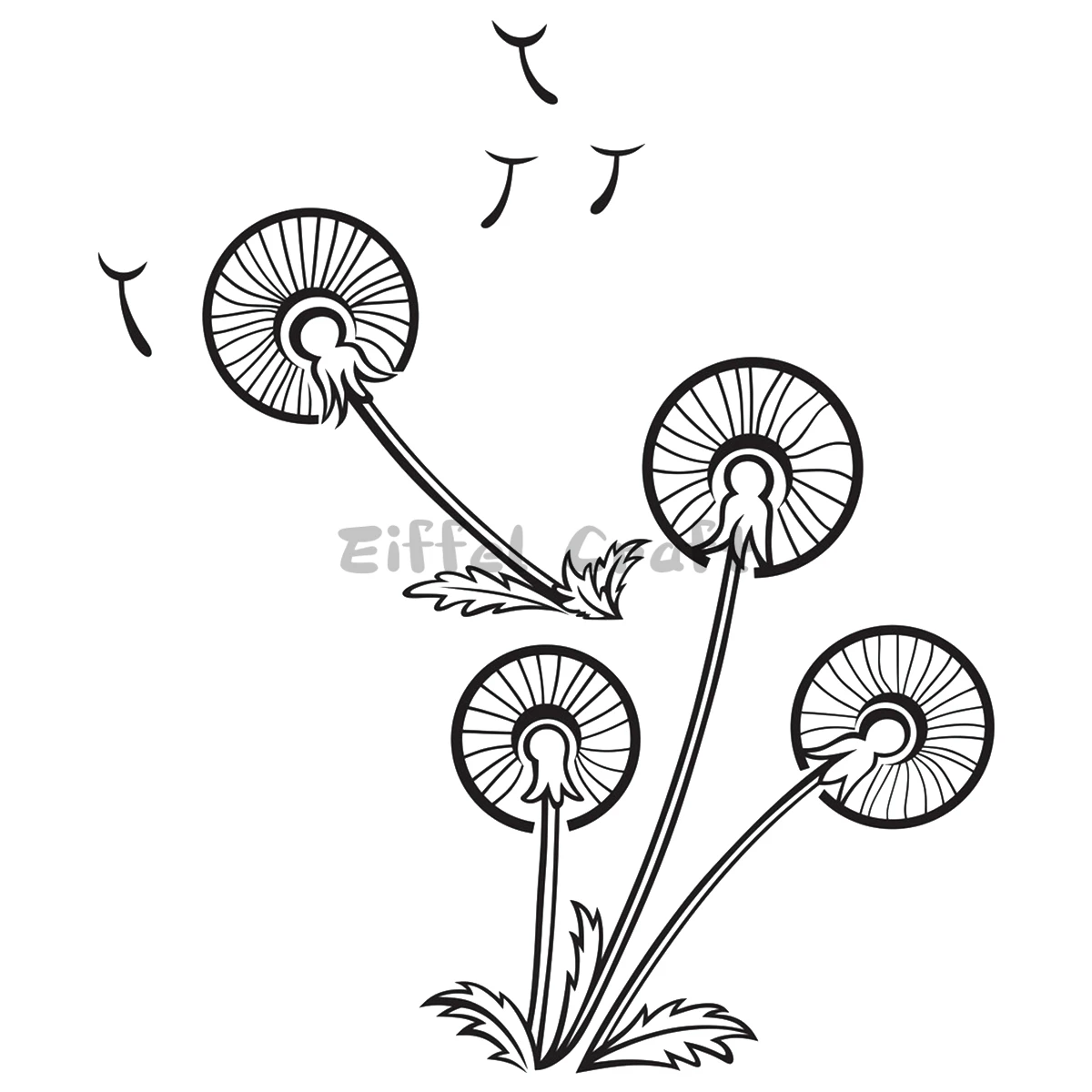 Dandelion On A Wind Crafting Dies Emboss Stencil For Metal Cutting Dies Diy Die Scrapbooking Paper Cut Latest