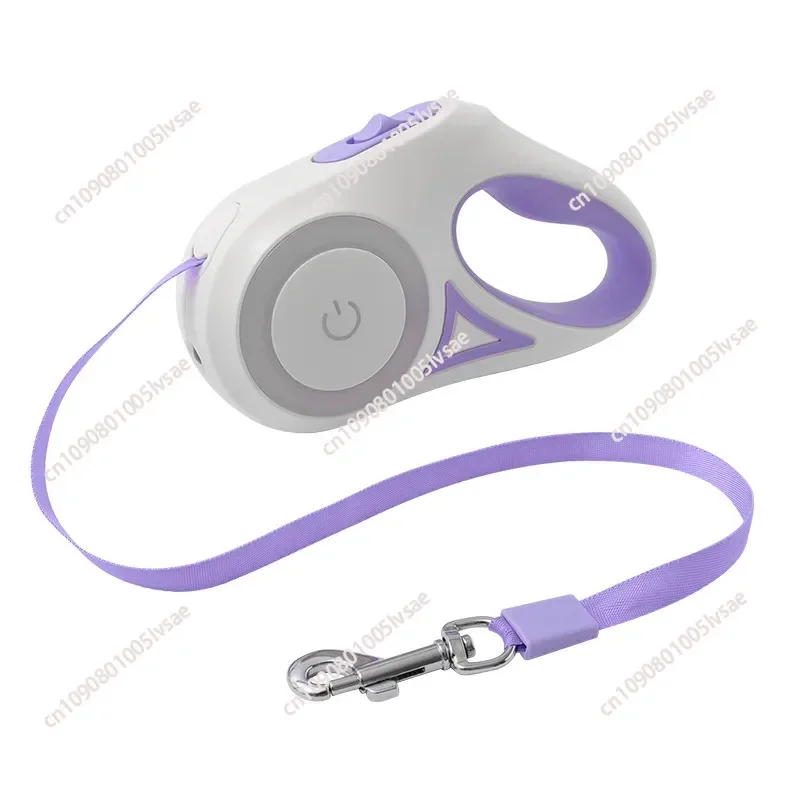 LED luminous dog leash pet automatic leash retractable walking dog leash rope