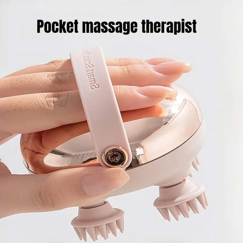 

Head Massage Instrument Rechargeable Head Massager Scalp Stress Relax Body MassageWaterproof Handheld Hair Scalp Massager