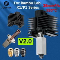 P1S Hotend Upgrades For Bambu Lab Hotend V2.0 Bi Metal Heatbreak X1 Carbon P1P Thermistor Nozzle For Bambulab X1C Accessories