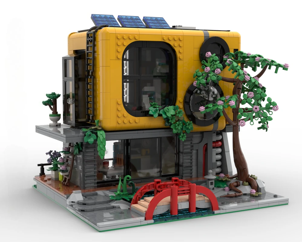 

2407PCS MOC Modular Architect's Studio Model Street View Ninjia Building Block Diy Creative Assembly Educational Toys Gift