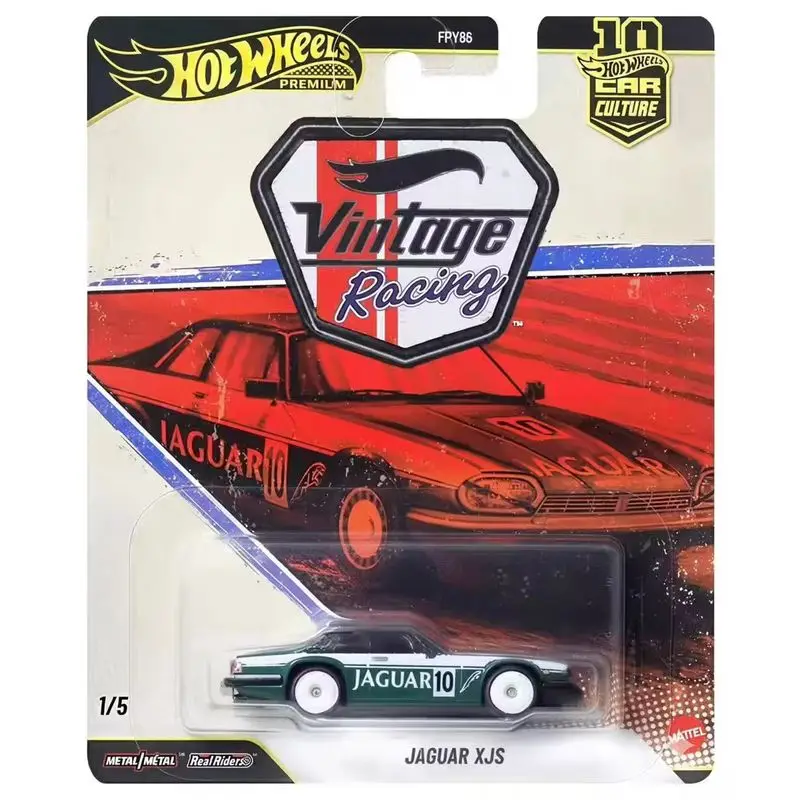 New Hot Wheels Premium Car Culture Vintage Racing Jaguar Porsche Corvette Ferrari Lancia 1:64 Model Cars Ornament Holiday Gifts view 3