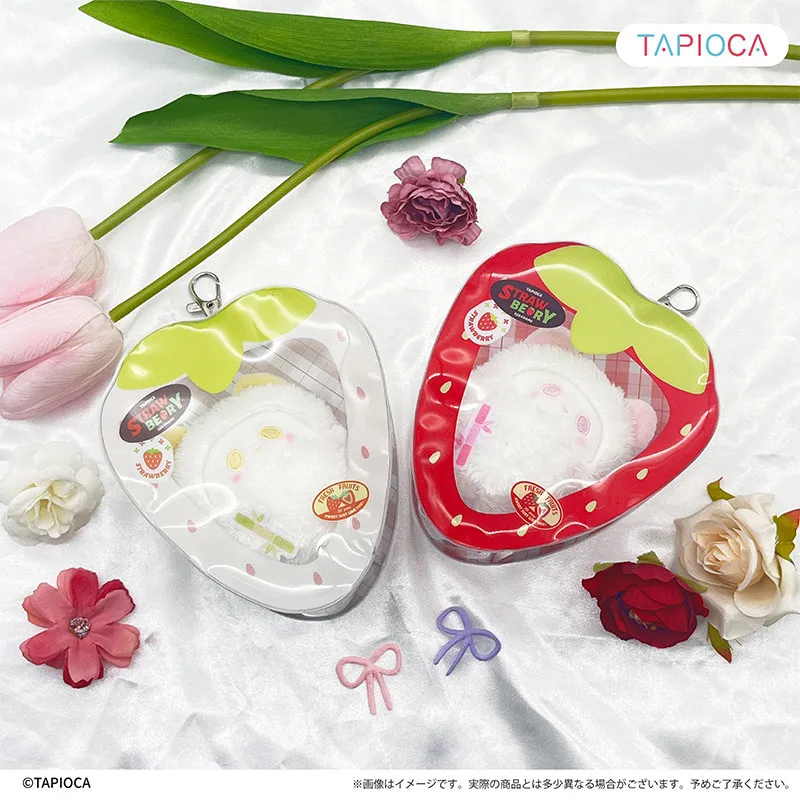 Japanese Original Girl Transparent Pvc Gumei Two-dimensional Storage Bags Sweet Strawberry Baby Bag Lta Bag Hanging