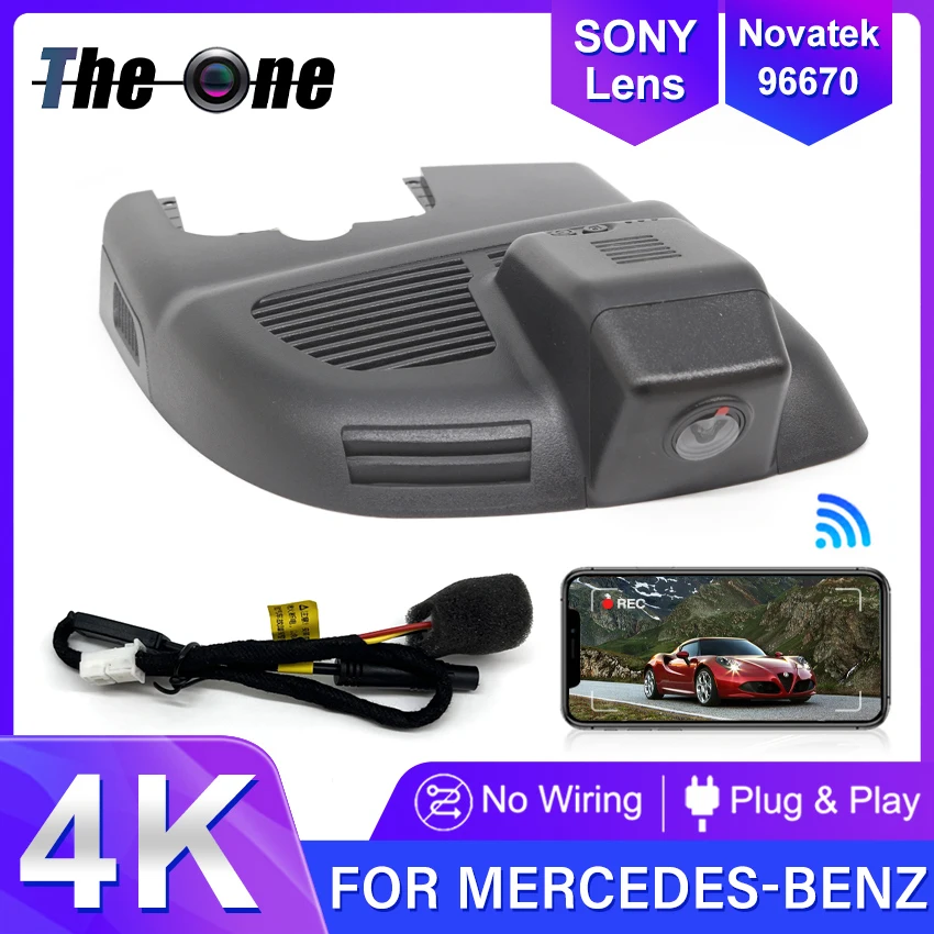 Wifi Car Dvr 4K HD DashCam For Mercedes-Benz MB GLA 180 X156 CLA200d 136PS GLA220D X156 CLA 200d W117 W176 15-19 Dash Cam Camera