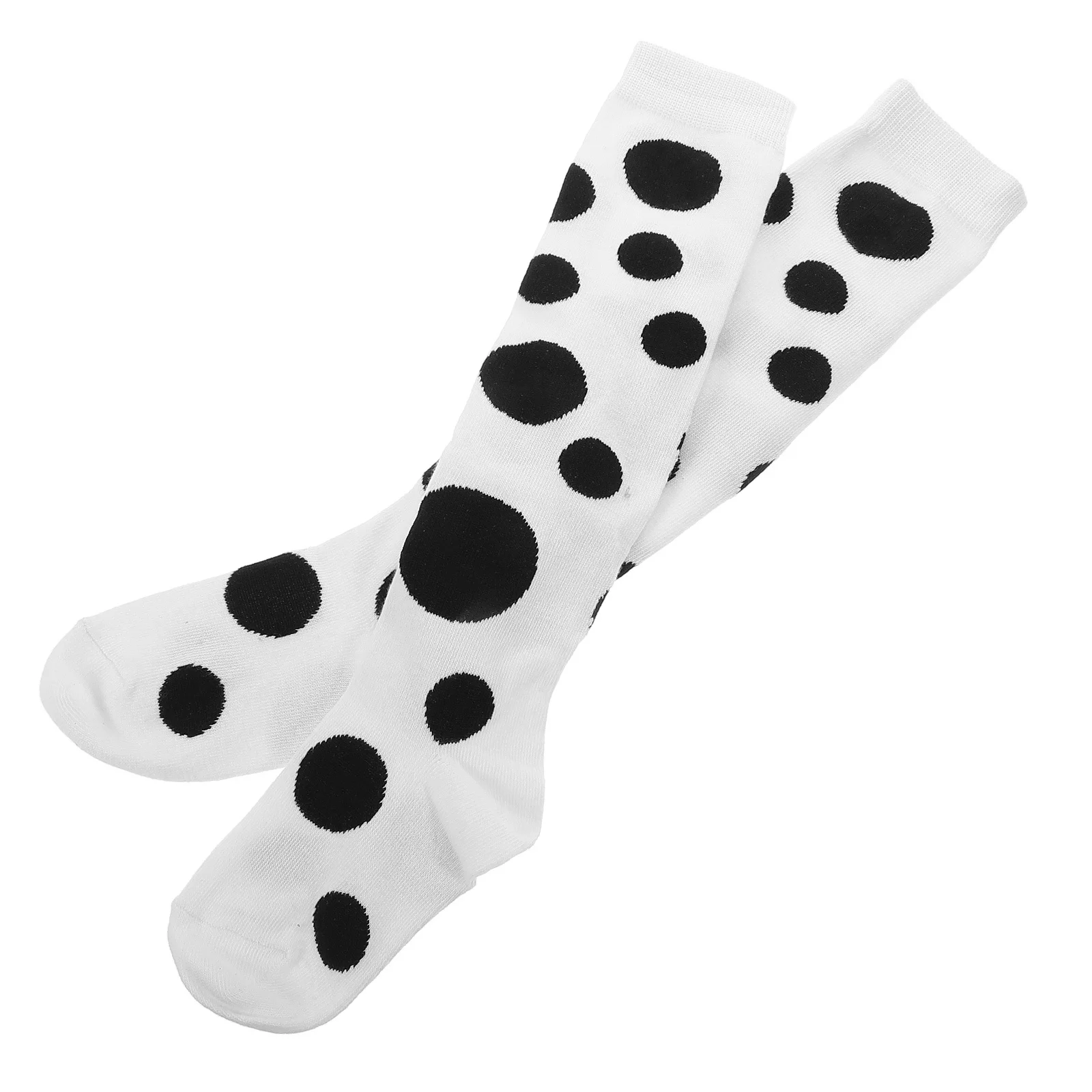 

1Pair Kids Dot Knee High Socks Cute Warm Winter Socks Over The Knee Soft Elastic Toddler Stockings for Girls
