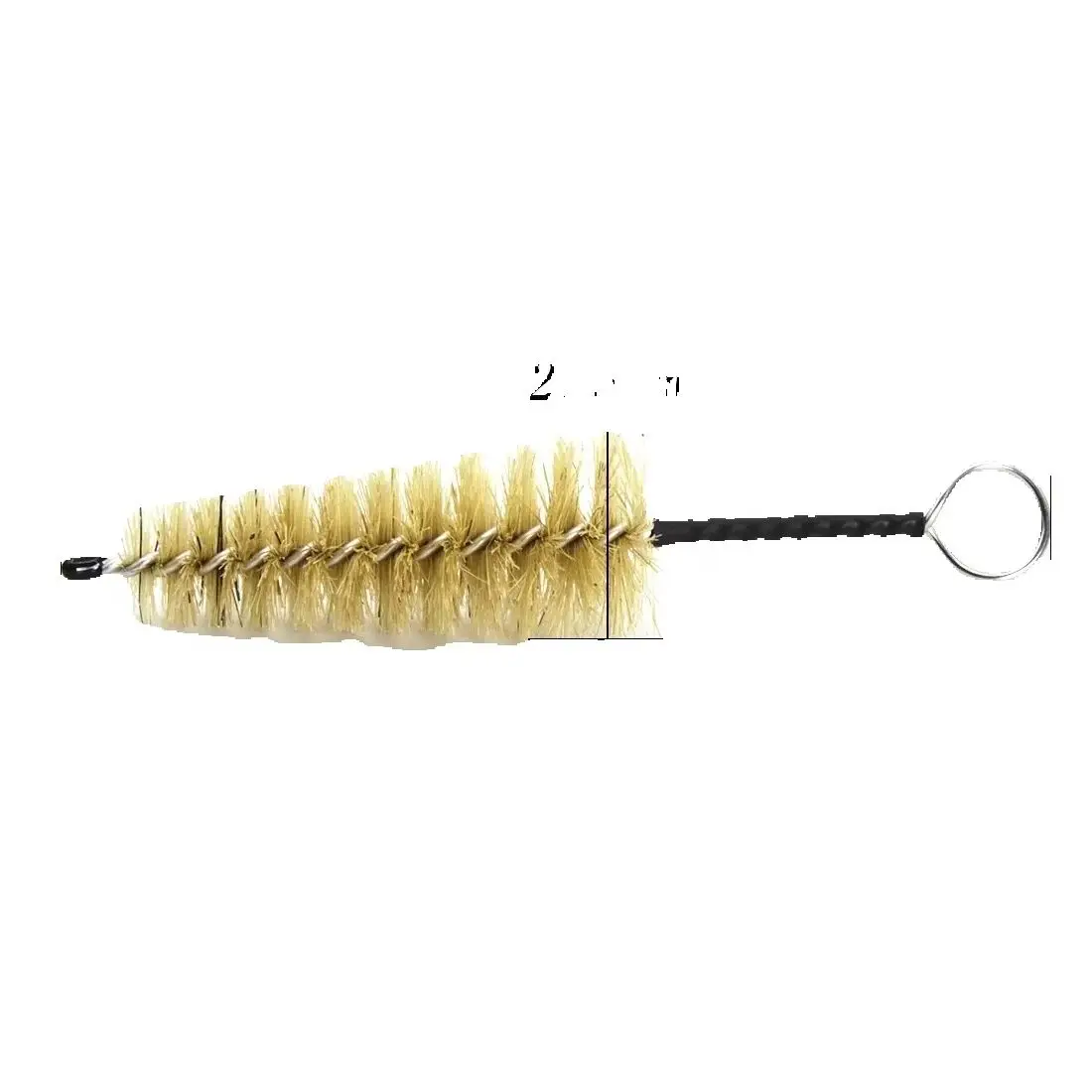 Saxophone Mouthpiece Brush Natural Bristles Multifunctional Cleaning Brush for Sax Clarinet Flute Wind Instrument Maintenance