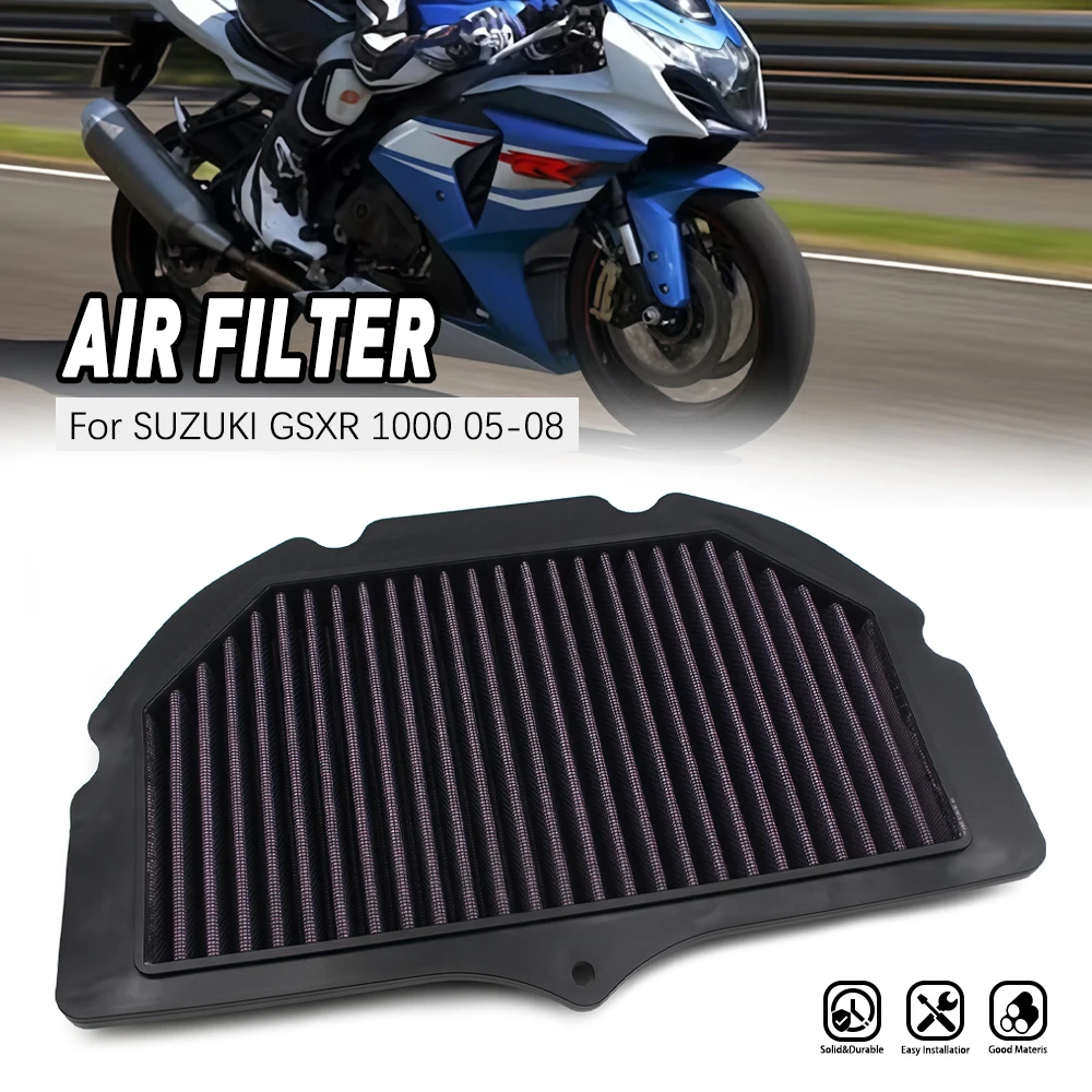 

Motorcycle Air Intake Filter Cleaner Accessories For SUZUKI GSXR1000 GSX-R GSXR 1000 2005-2008