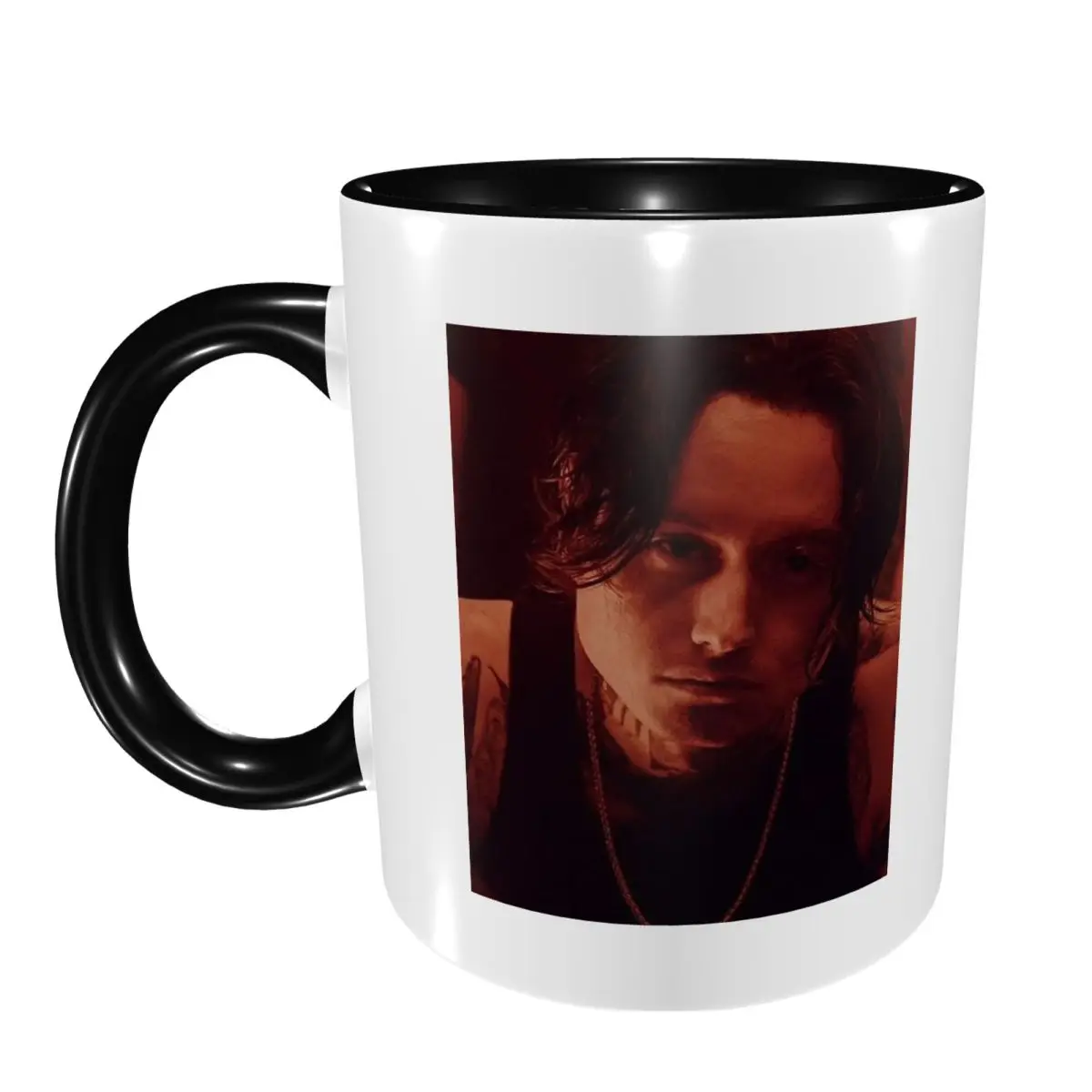 Bad Omens Noah Flannel Rock Music Mug Funny Ceramic Coffee Cups Tea Mugs Milk Cup Drinkware Gifts for Friends