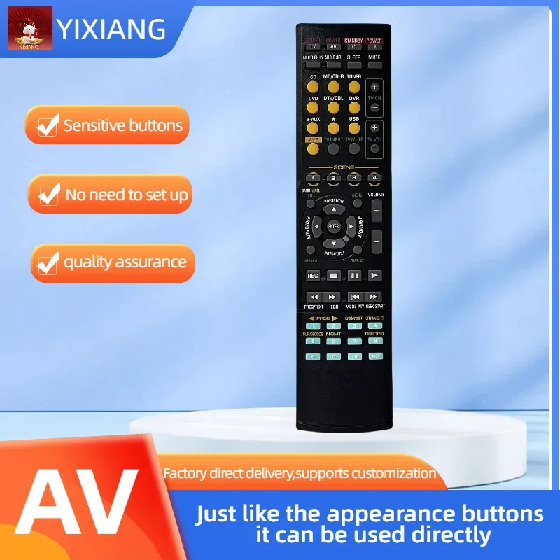 Remote Control fit for Yamaha AV Receiver Home Audio RAV315 RX-V461 RX-V561 377 640 WN22730 EU RAV311 HTR-6040 HTR-6050 HTR-6230