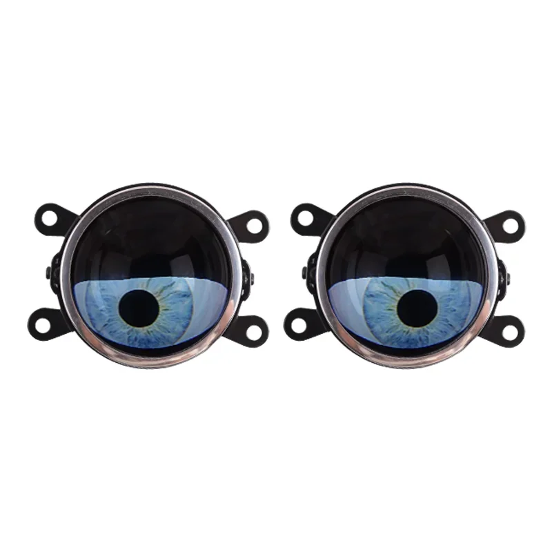 SANVI 3'' Waterproof Devil Eyes Lens DIY for 12V Fog Assembly Car Headlight WIFI Control Eyes Retrofit Kits Car Light Accessory