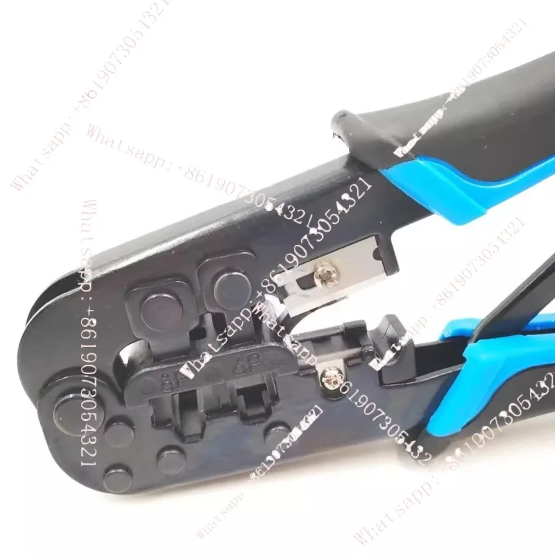 

HT-N568R Network Crimping Stripping Shearing Integrated Tool Crystal Head Terminal Pliers Mesh Pliers