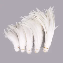 Top Quality 50 Pcs/lot Black Rooster Tail Feather 25-40cm 10-16inch Natural Feathers Wedding Decoration clothing accessories