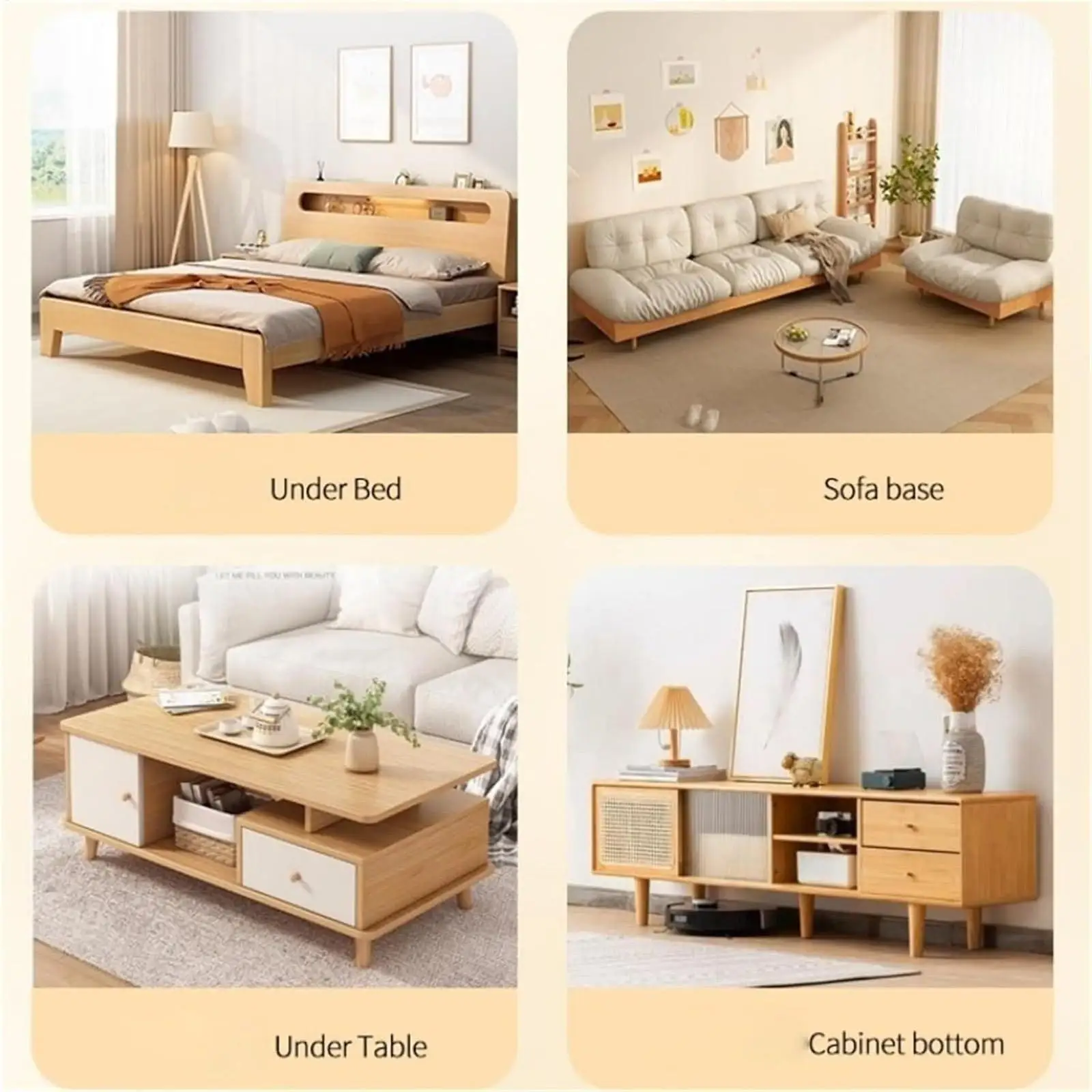Under Couch Blocker For Pets Sofa Bottom Guard Barrier Small Dog Gate Couch Bottom Blocker For Doorways Stairs Hallway Bedroom
