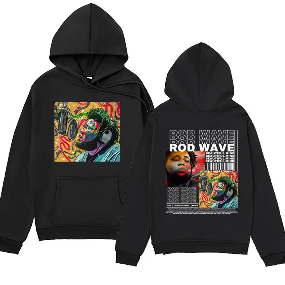 

Rod Wave Nostalgia Album Cover Hoodies Men Women's Fashion Harajuku Aesthetic Pullovers Hip Hop Oversized Long Sleeve Sweatshirt