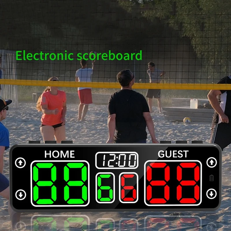 Digital Scoreboard With Countdown Timer, LED Scoreboard ,Electronic Scoreboard For Referee Scoreboards & Timer