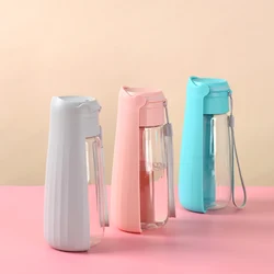 Botella de agua plegable para perros y gatos, a prueba de fugas