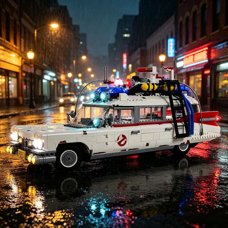 

(Только комплект ламп) Набор светодиодных ламп, подходящий для LEGO Ghost Busters ECTO-1 # 10274 строительных блока (модельные кирпичики не входят в комплект)
