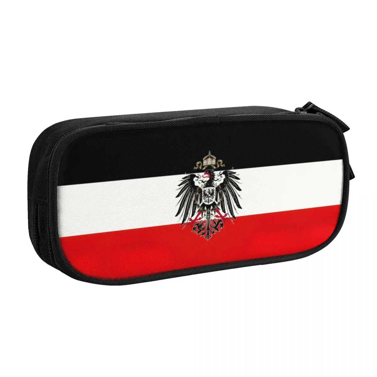 Cute Custom Flag Of German Empire Pencil Case for Girls Boys Germany Deutschland Proud Large Capacity Pen Box Bag Stationery