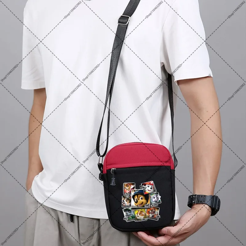 Paw Patrol Shoulder Bags Chase Skye Cartoon Anime Pattern Print Crossbody Bag Outdoor Portable Purse and Handbags Birthday Gifts