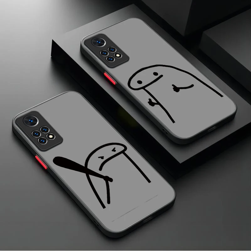 Cartoon Matchman Matte Hard Case For Xiaomi Redmi Note 13 12 Pro Plus 4G 5G 12S 11S 11 10 10S 9 9S 8 Redmi 12 13 13C 12C A3X