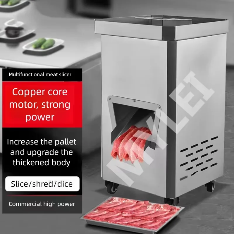 Multifunctional Fresh Chicken Breast Meat Slicer Mutton Beef Meat   Slicer Machine Fresh Meat Cutting Machine Commercial