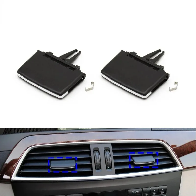 

For Mercedes Benz C Class W204 C300 Car Front Air Vent Middle Left Right AC Vent Grille Tab Clip Slider 2011 2012 2013 2014