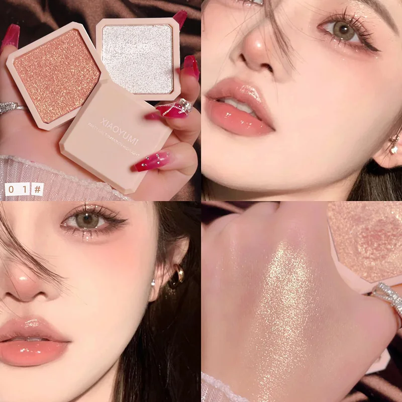 Diamond Glimmer Highlighter Fairy Powder Mashed Potatoes Face Brighten Blush Shading Contour Eye Shadows Palette Korean Makeup