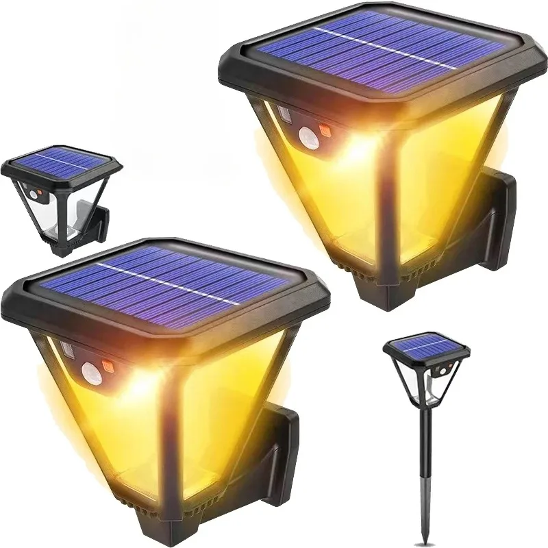 

2IN1 уличные солнечные настенные светильники для кемпинга, газонные лампы, торшер, светодиодные индукционные лампы, садовые пейзажные лампы, декоративная вольфрамовая лампа