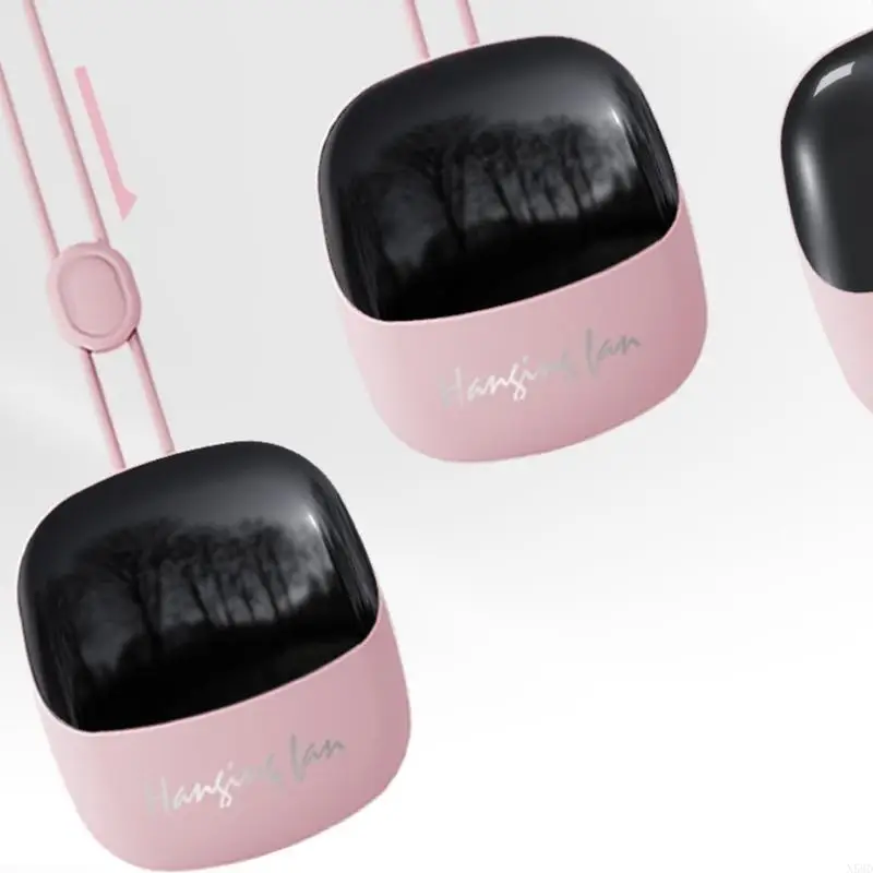 

Носимый миниатюрный вентилятор с регулируемым вентилятором Speeds Neck с простым в цифровом дисплее.