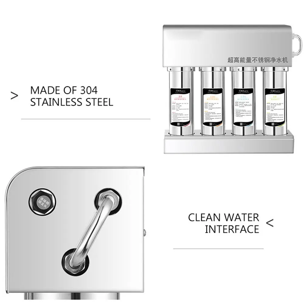 2025 Version Water Purifier Descaling Kitchen Stainless Steel Direct Drinking Water Filter purificador de agua potable